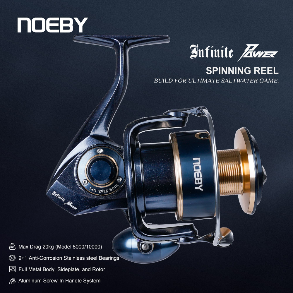 Noeby Infinite Power Spinning  - đánh giá và giá Daiwa Reel Fuego