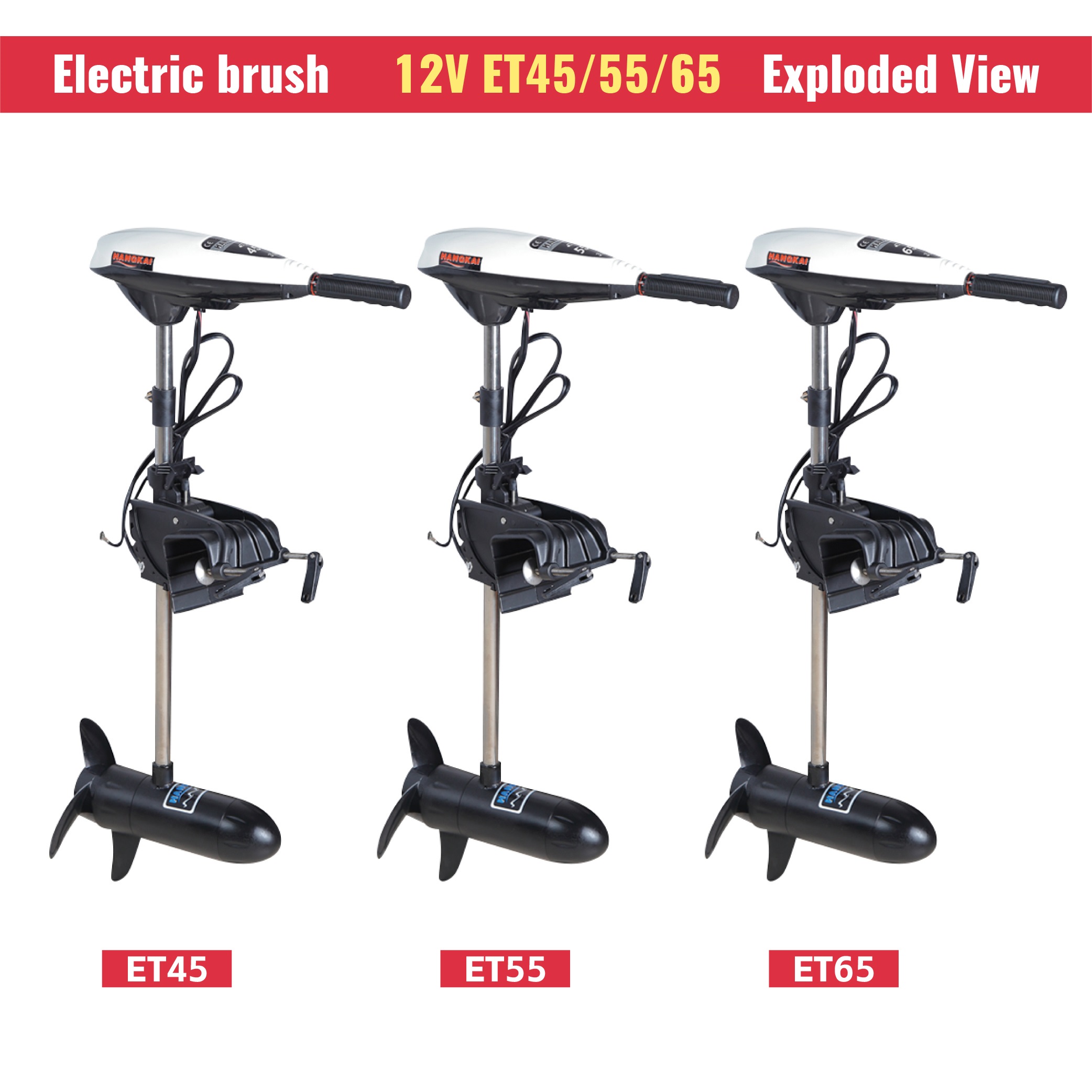 12V 600W 55LBS High Thrust Ele - đánh giá và giá Fishing Boat Outboard Motor