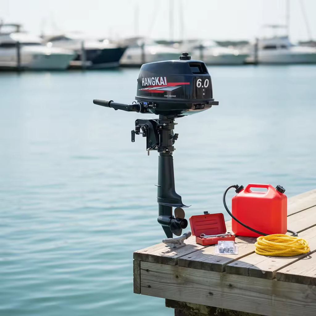 Wholesale HANGKAI 6HP 2 Stroke - đánh giá và giá Fishing Boat Outboard Motor